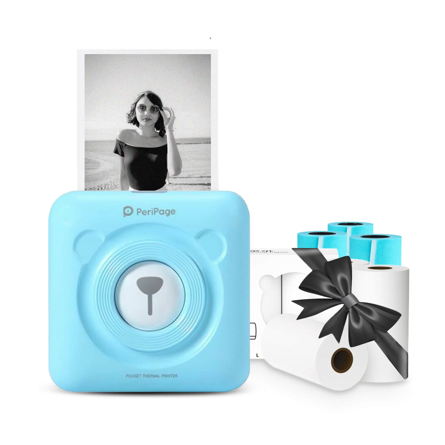 TEDDYPRINT® + 6 Rouleaux Sticker/Blanc - teddyprintpocket