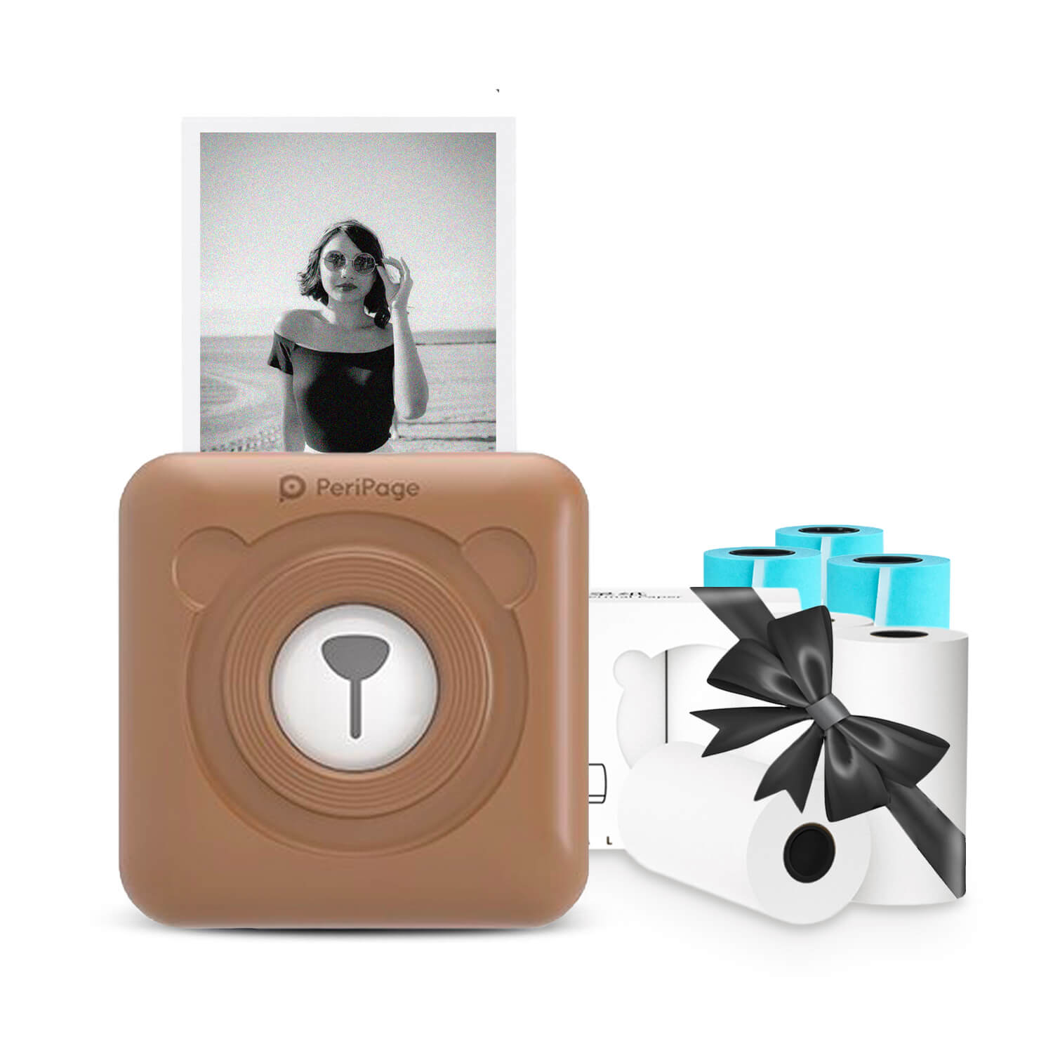 TEDDYPRINT® + 6 Rouleaux Sticker/Blanc - teddyprintpocket