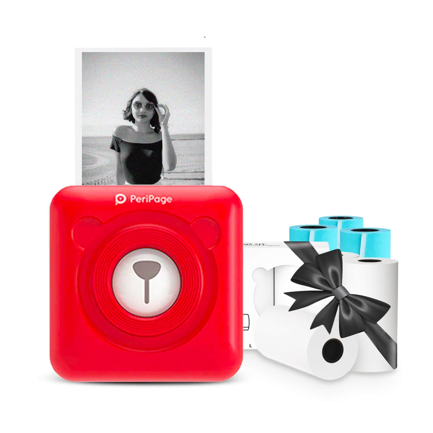 TEDDYPRINT® + 6 Rouleaux Sticker/Blanc - teddyprintpocket