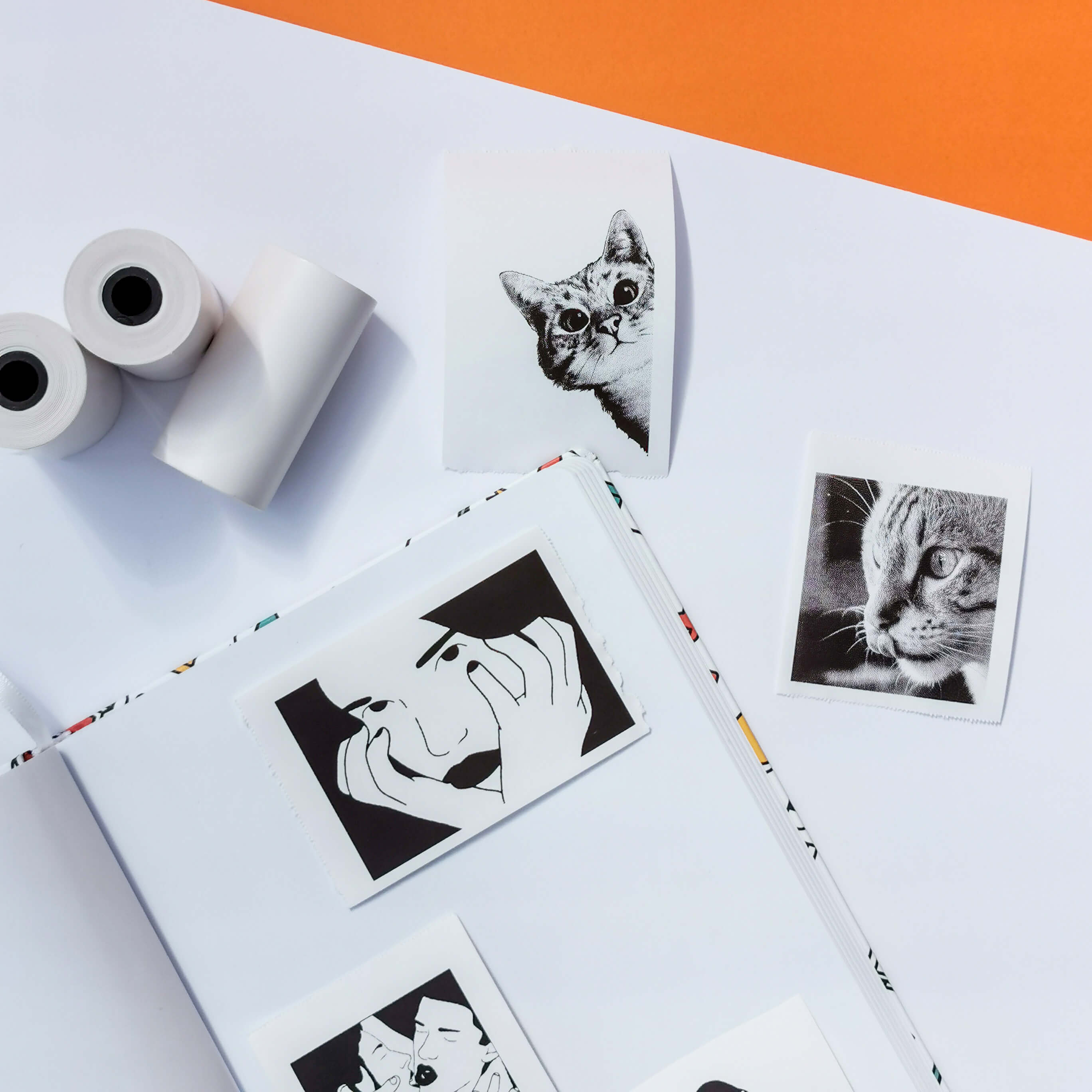 TEDDYPRINT® Papier Blanc 3 Rouleaux - teddyprintpocket